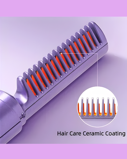 Mini Peine Alisador de pelo inalámbrico